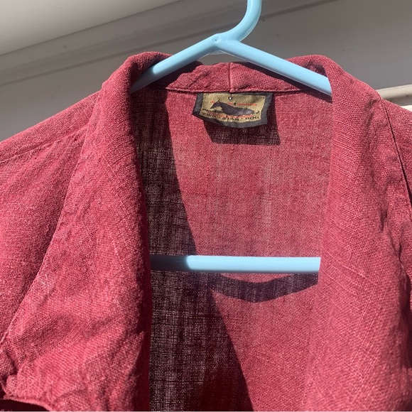 Two Star Dog 100 Hemp Button up Top m - Picture 3 of 5